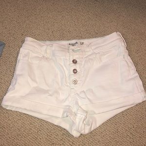 abercrombie kids Shorts - Abercrombie Kids white jean shorts abercrombie kids Shorts - Abercrombie Kids white jean shorts